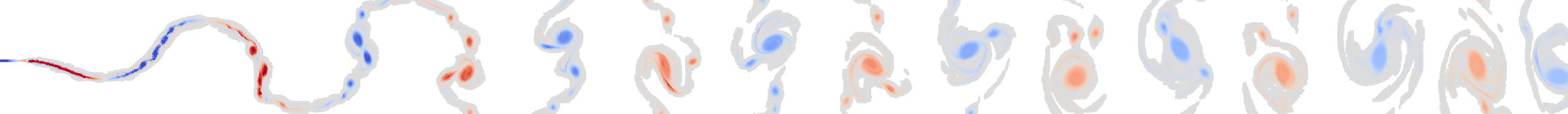 An aerofoil undergoing large amplitude sinusoidal heave in an invicid domain modelled using
	semi-Lagrangain method.